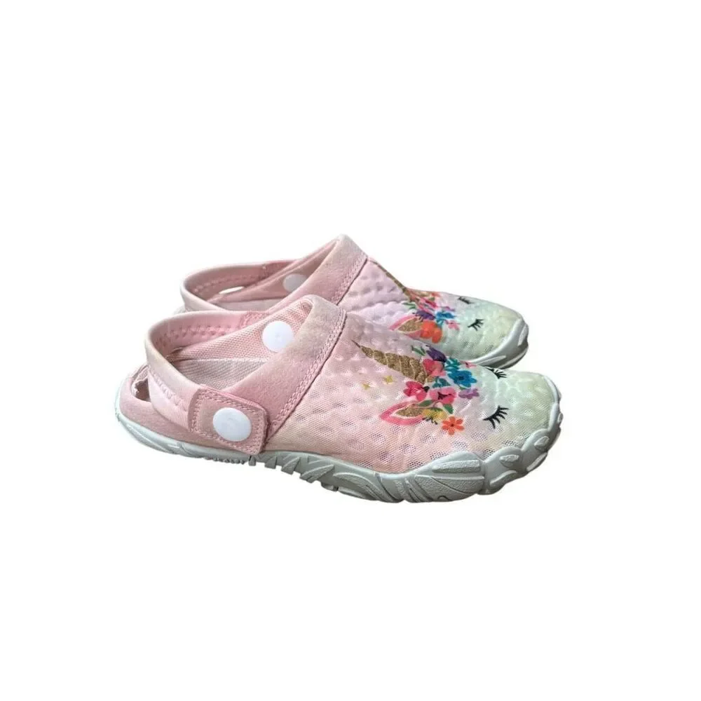 L-RUN Kids Quick Dry Athletic Sandals Pool Swim Water Shoes Beach Clog sz 29/12